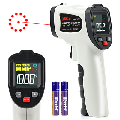 Infrared Display Socket XRCLIF Thermometer Temperature Meter Non-Contact Handheld 0-400C Digital Industrial Outdoor